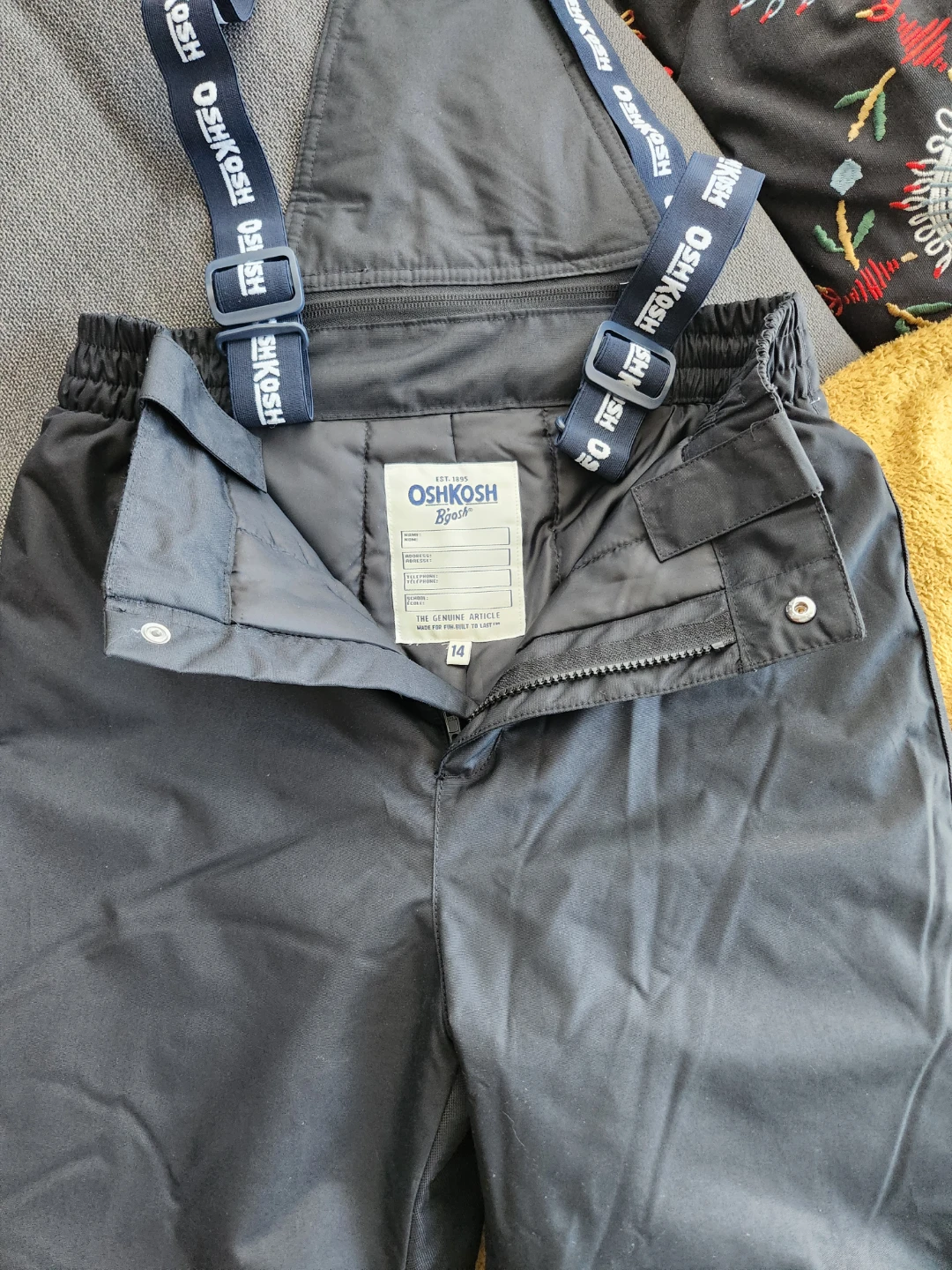 OshKosh B'gosh Black Insulated Snow Bib Pants 🧡 - photo 2