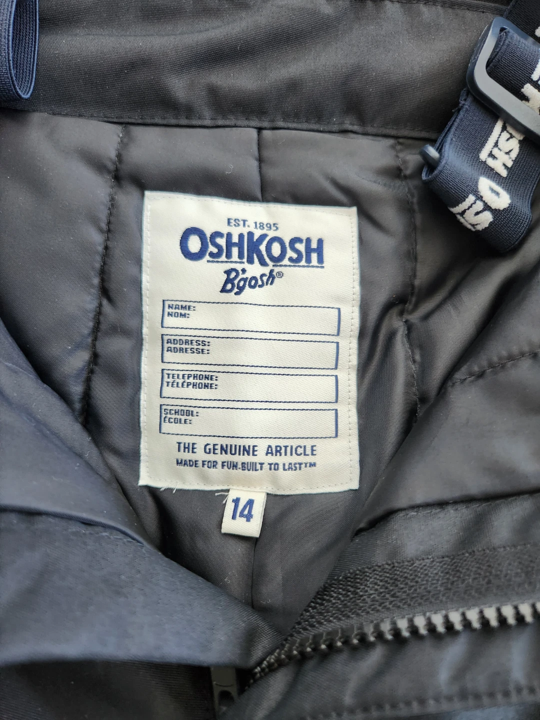OshKosh B'gosh Black Insulated Snow Bib Pants 🧡 - photo 3