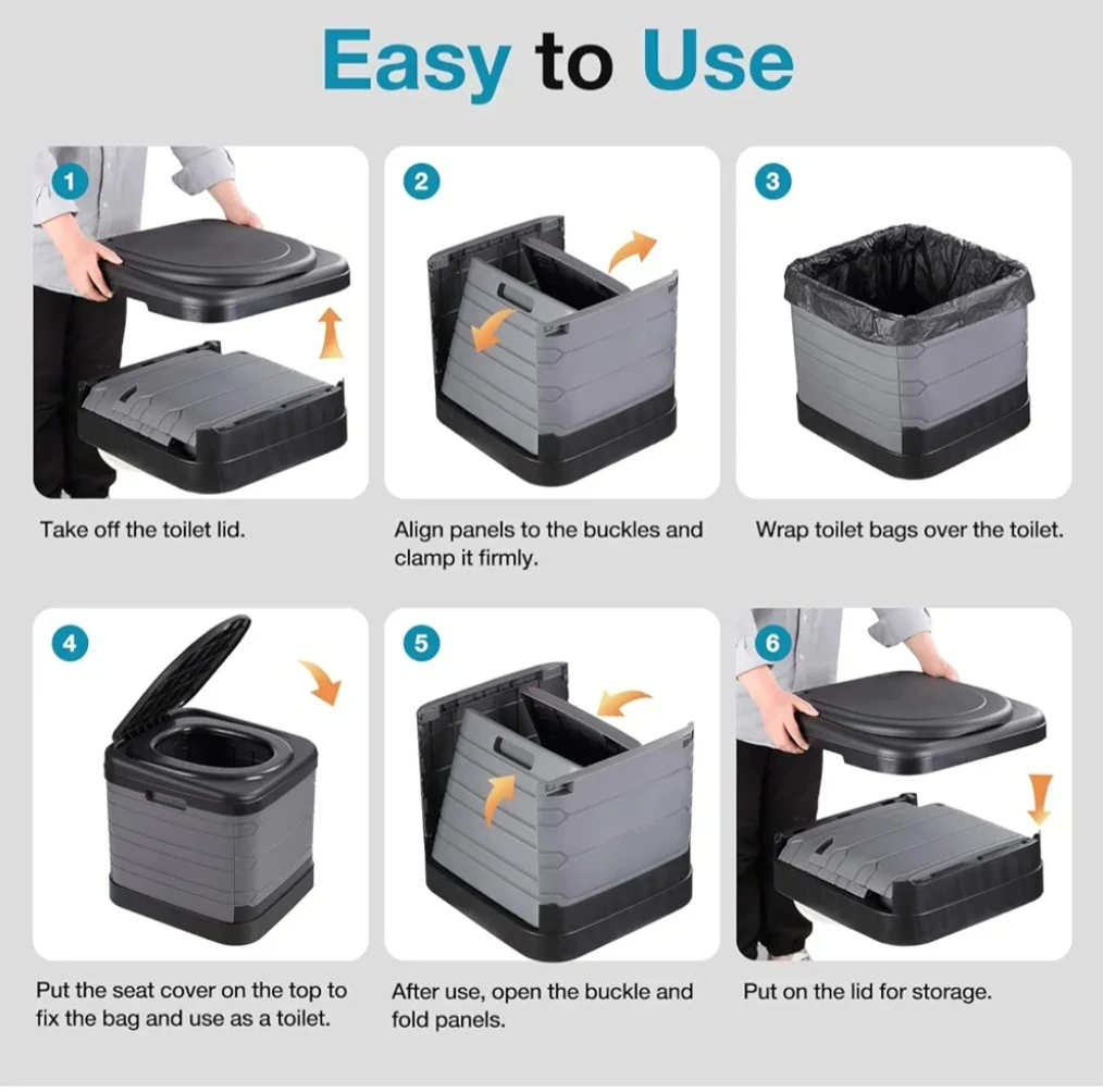 Portable Folding Toilet
