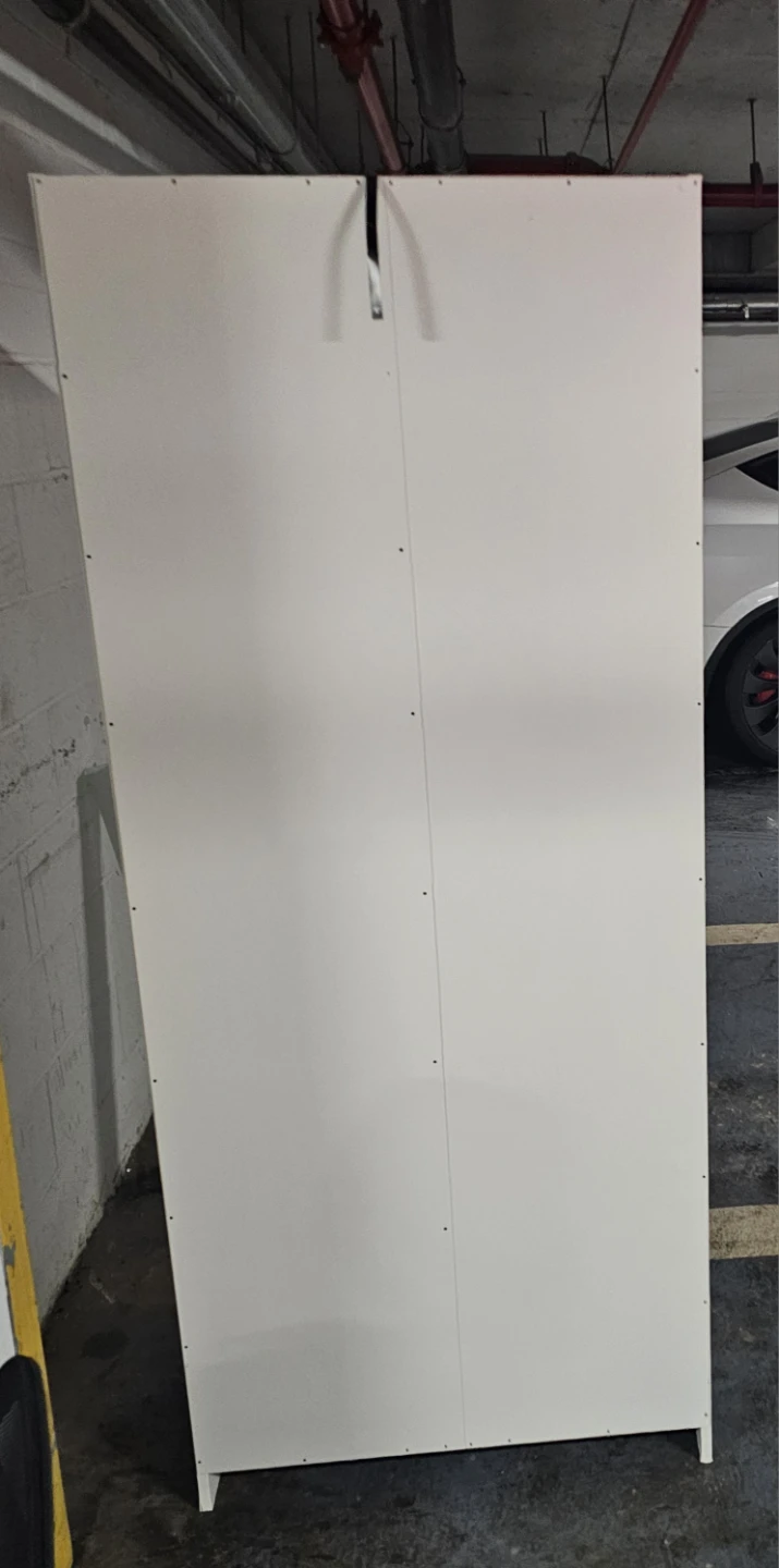 White Double Door Storage Cabinet - photo 4