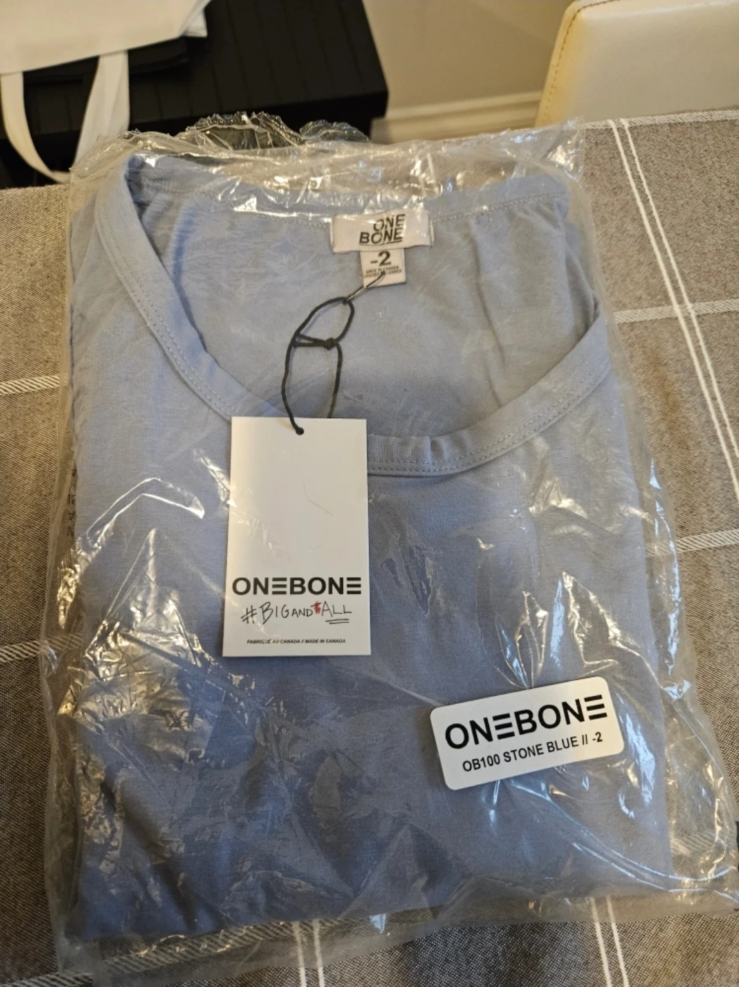 ONEBONE Tank Top Size 2 Stone Blue