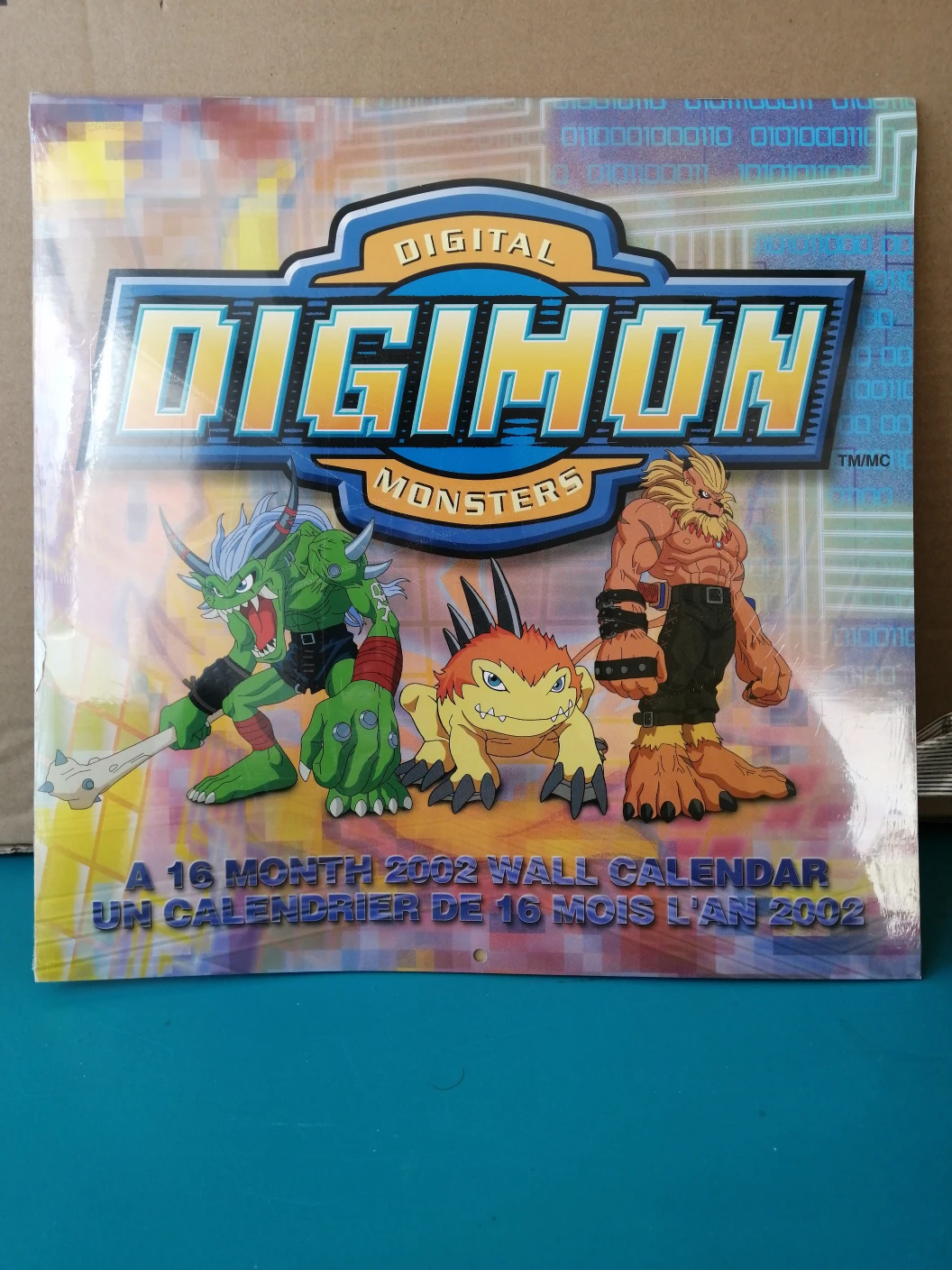 Digimon 16 Month Calendar 2002