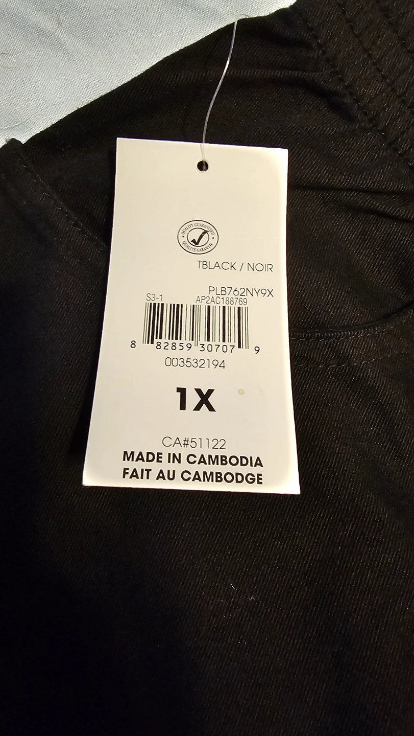 Penmans Plus Black Pants Size 1X - photo 2