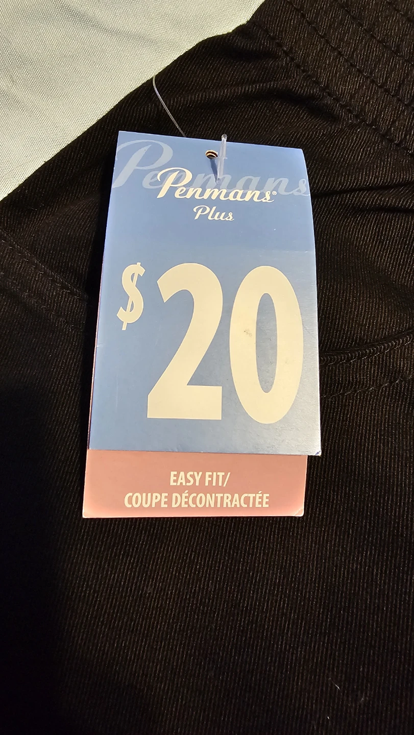 Penmans Plus Black Pants Size 1X - photo 3