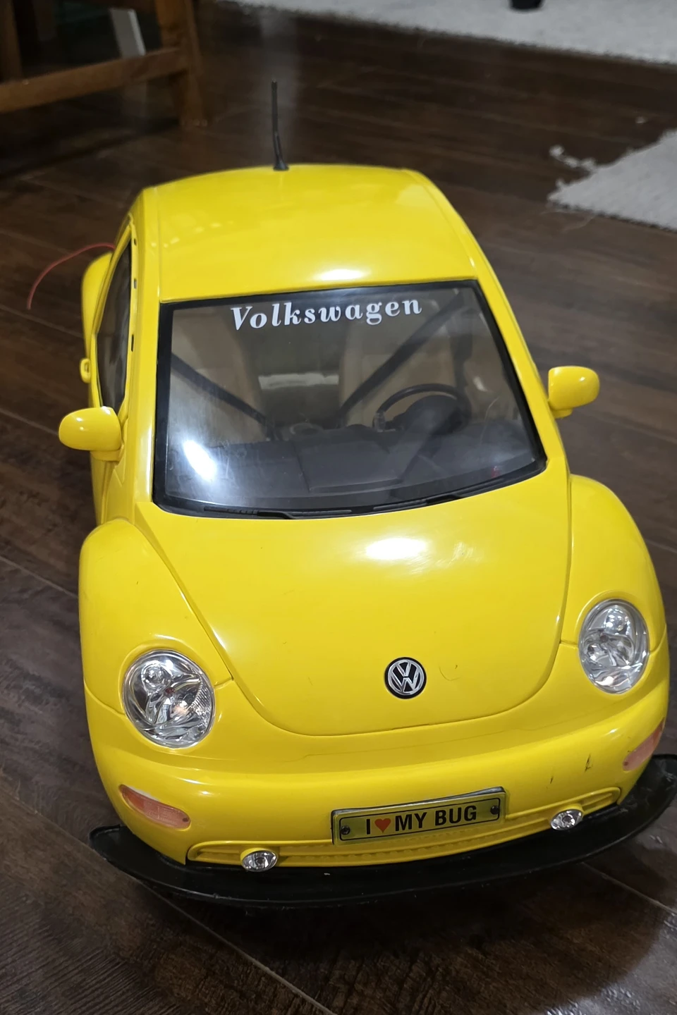 Yellow Volkswagen Beetle Remote Control Car