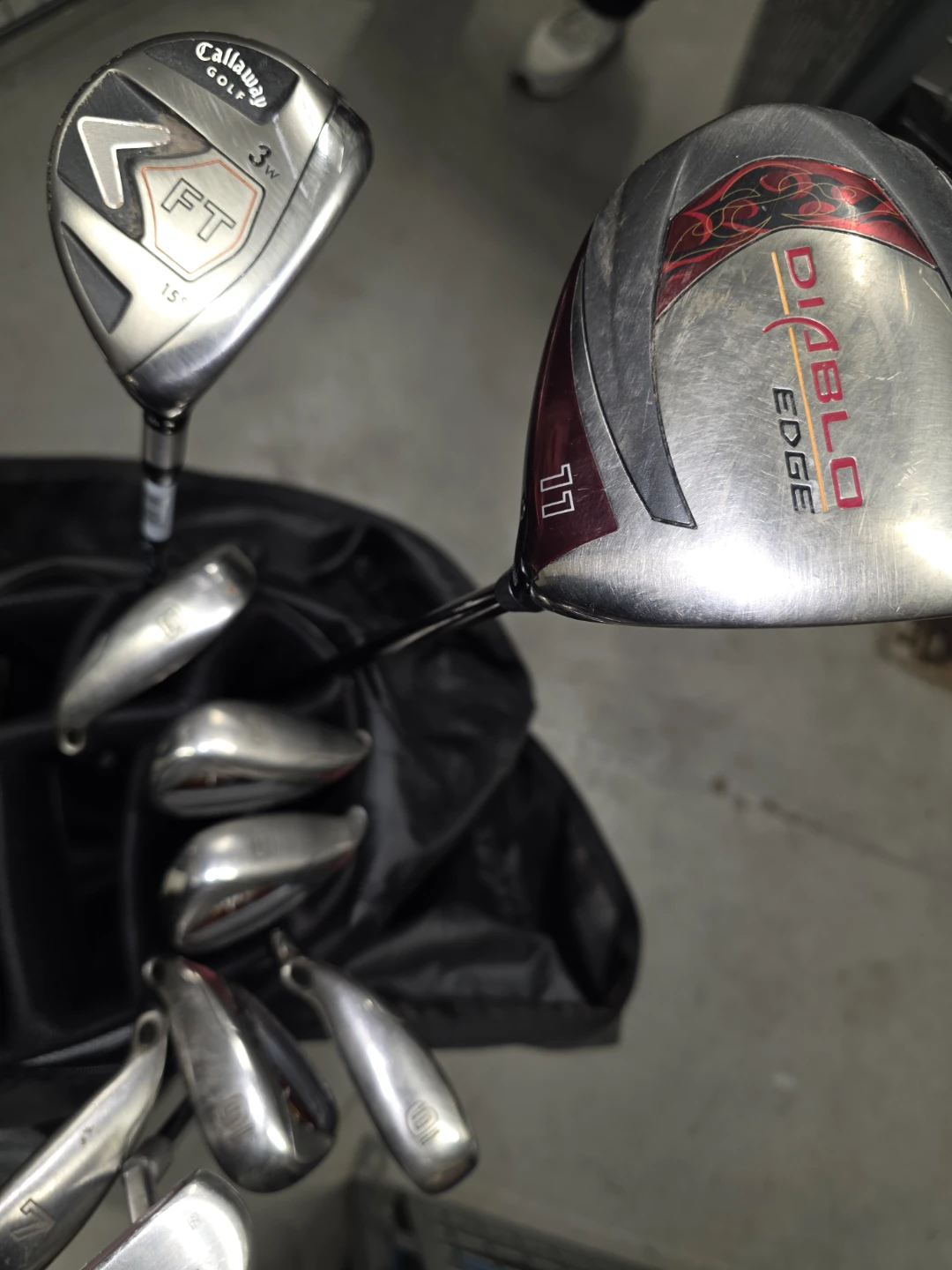 Callaway Diablo Edge & Golf Set with Odyssey Putter & Cart Bag - photo 4