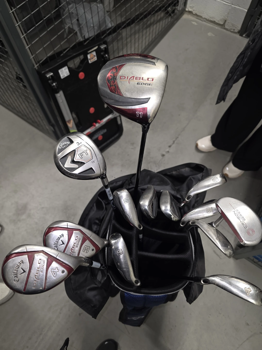 Callaway Diablo Edge & Golf Set with Odyssey Putter & Cart Bag - photo 5
