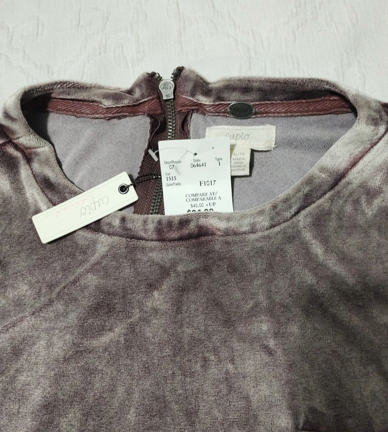 Cuplo Velvet Pocket T-Shirt - photo 2
