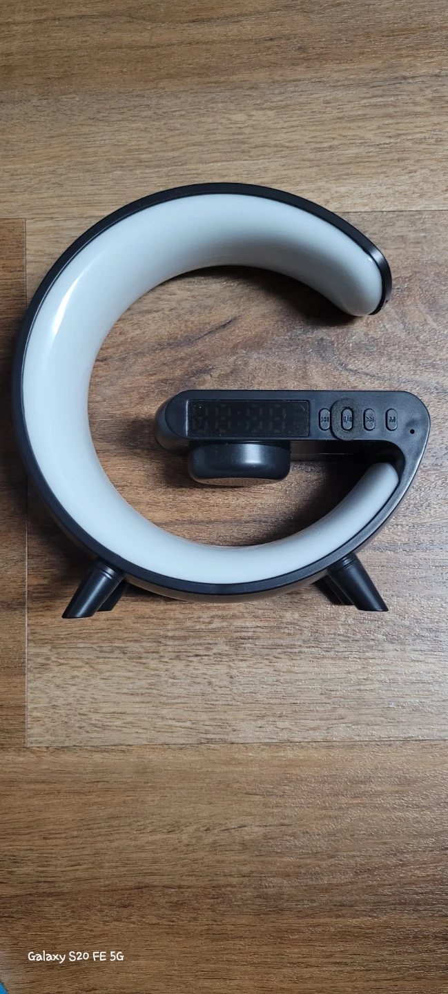 G-Shaped LED Desk Lamp with Wireless Charger