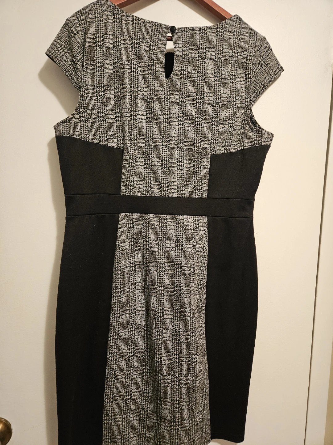 Reitmans Women's Black & White Patterned Dress - Size L - photo 3