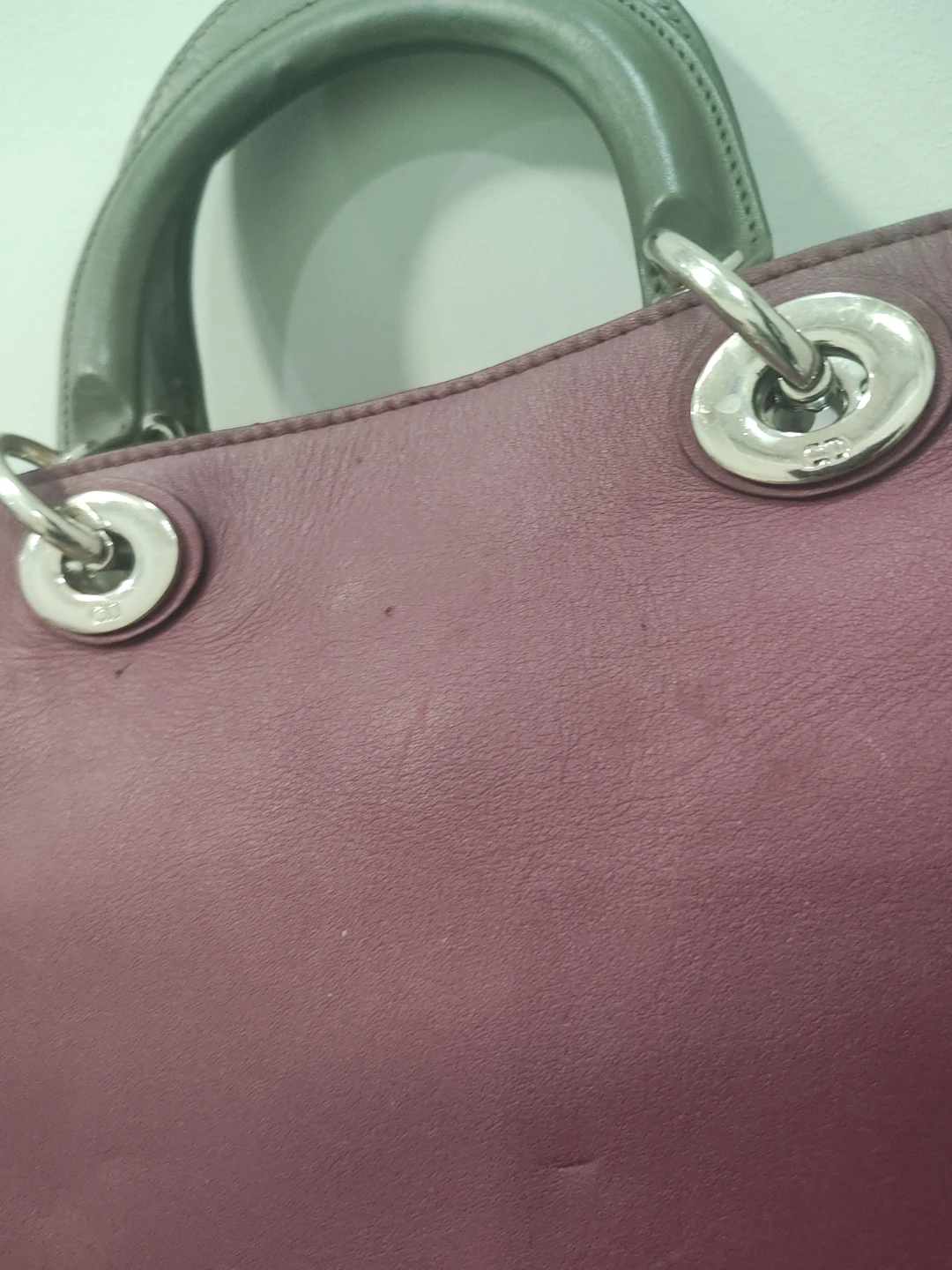 Christian Dior Diorissimo Tote pebbled Leather Bag. - photo 4
