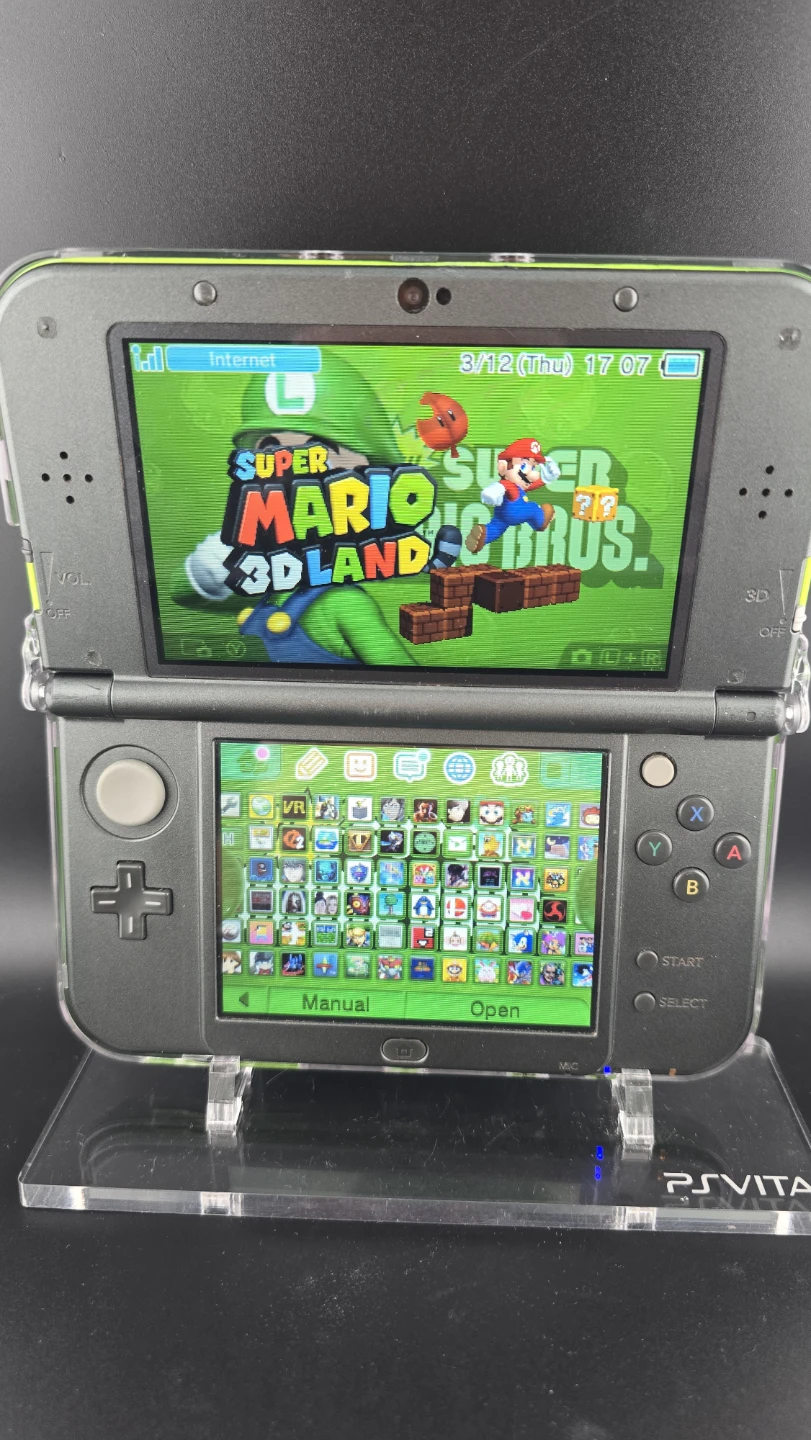 🎮 New Nintendo 3DS XL dual ips screen– GREEN – 128GB Loaded! - photo 4