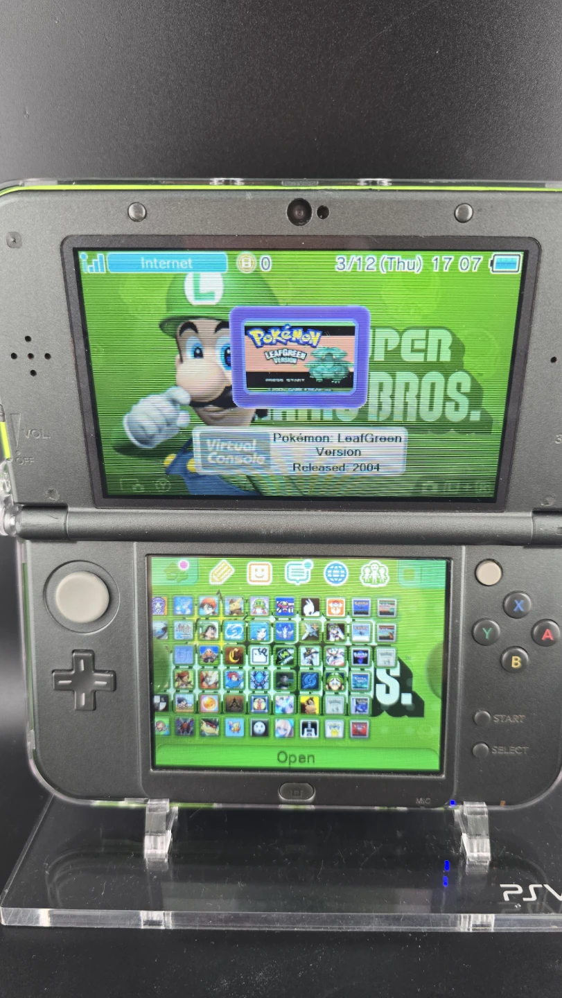 🎮 New Nintendo 3DS XL dual ips screen– GREEN – 128GB Loaded! - photo 5