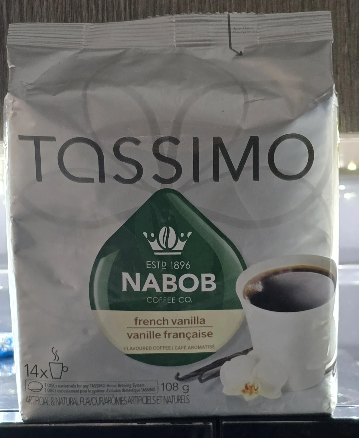 Tassimo Nabob French Vanilla Coffee Pods (14 ct)