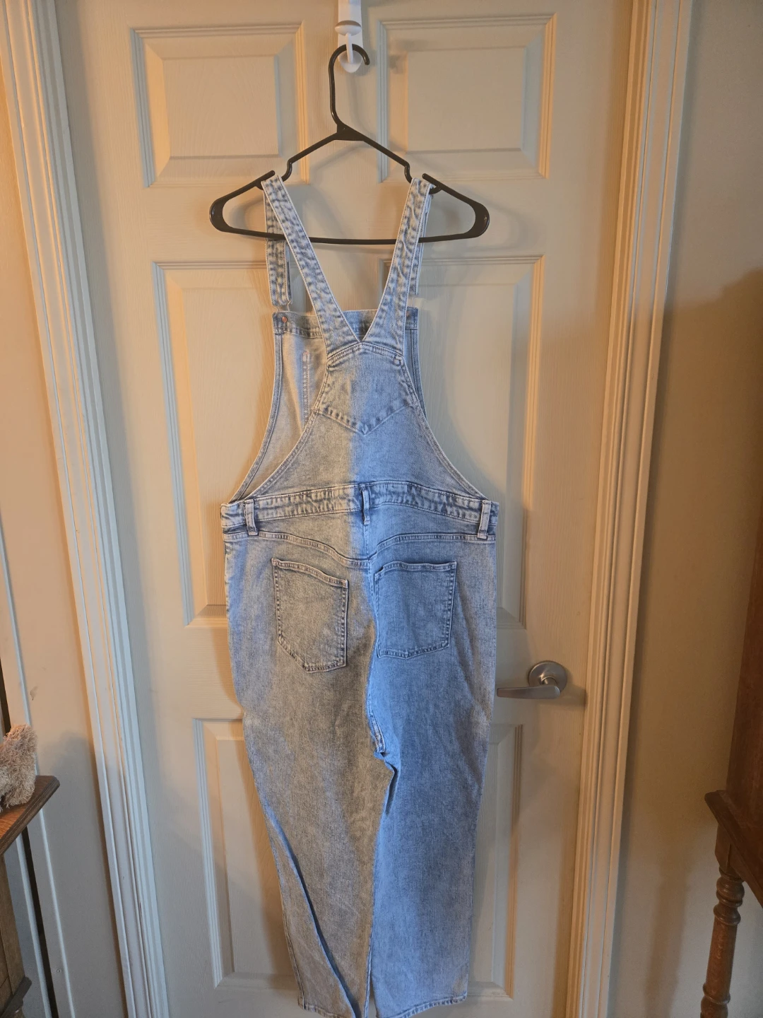 Acid Wash Denim Overalls - photo 2