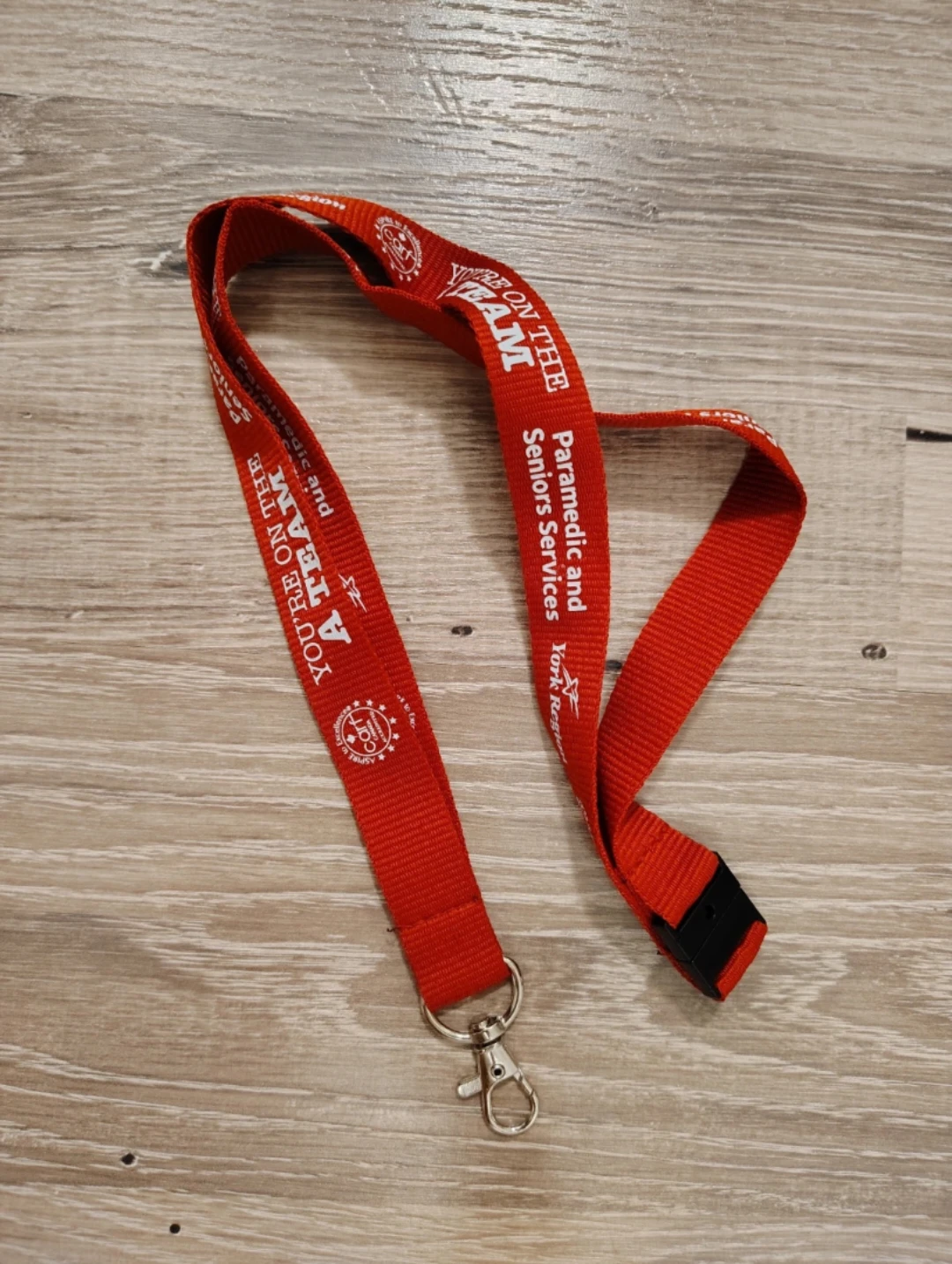 Paramedic and Seniors Services Lanyard