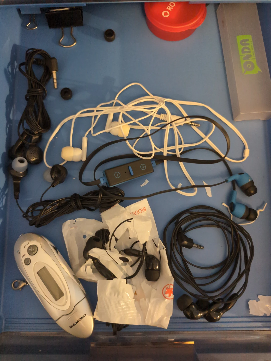 Misc. Electronics Assorted Earbuds and MP3 Player