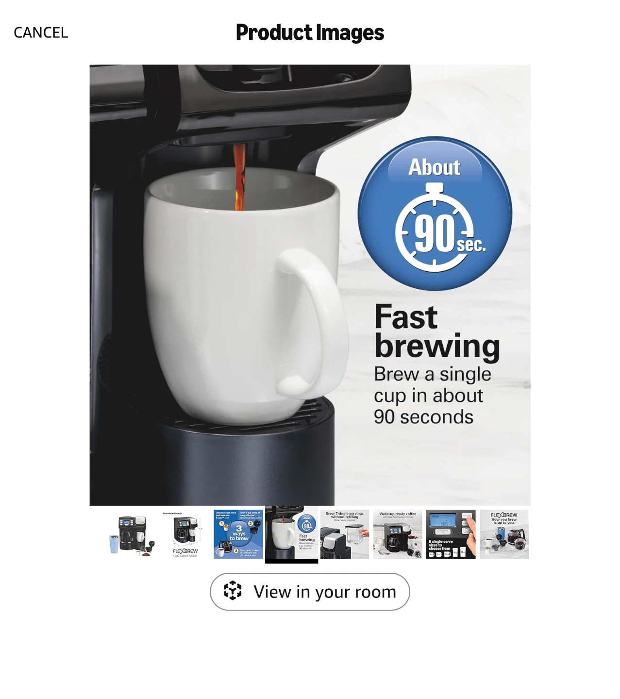 Hamilton Beach FlexBrew Trio Coffee Maker - photo 4