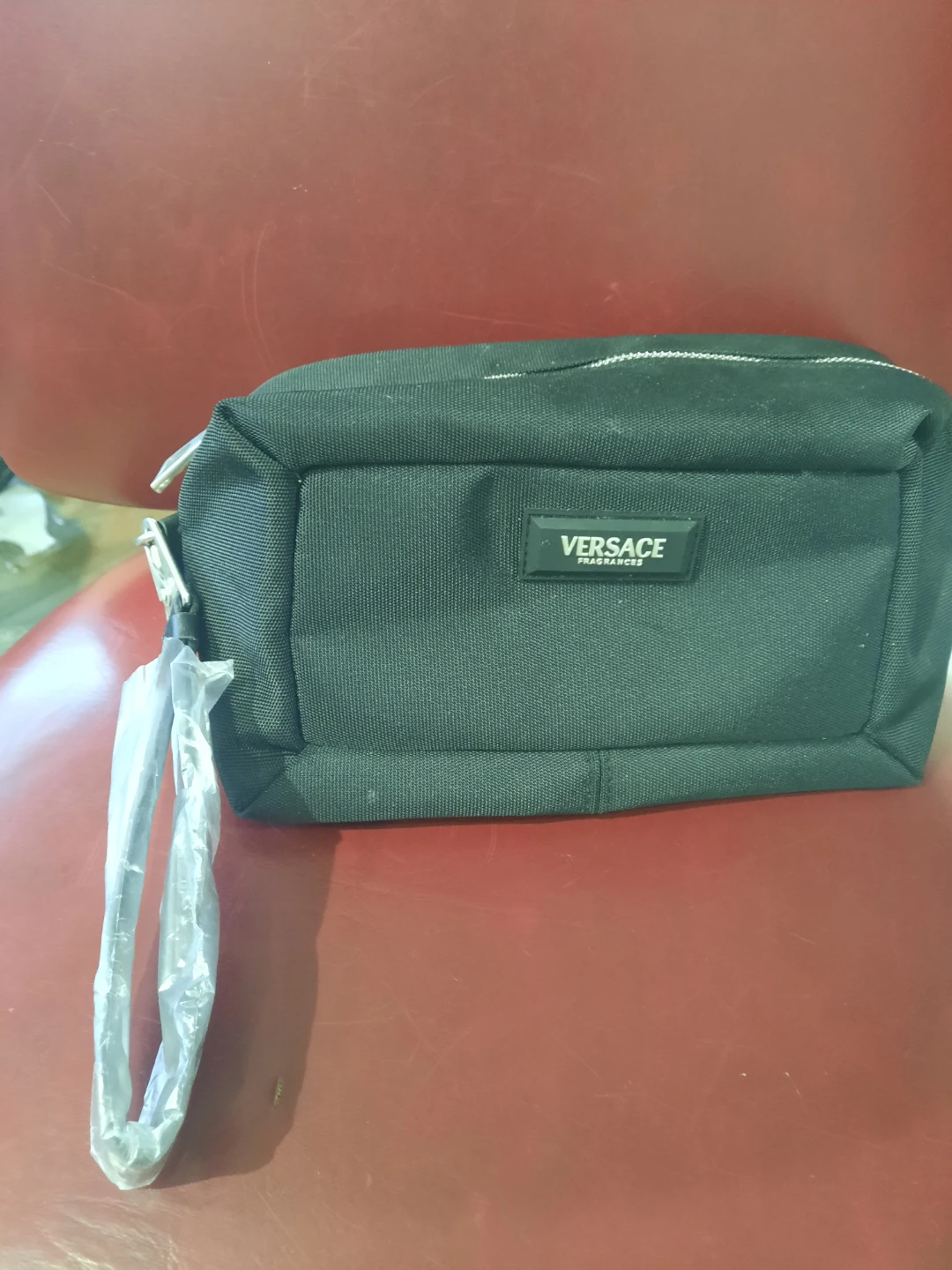 Versace Black Toiletry Bag