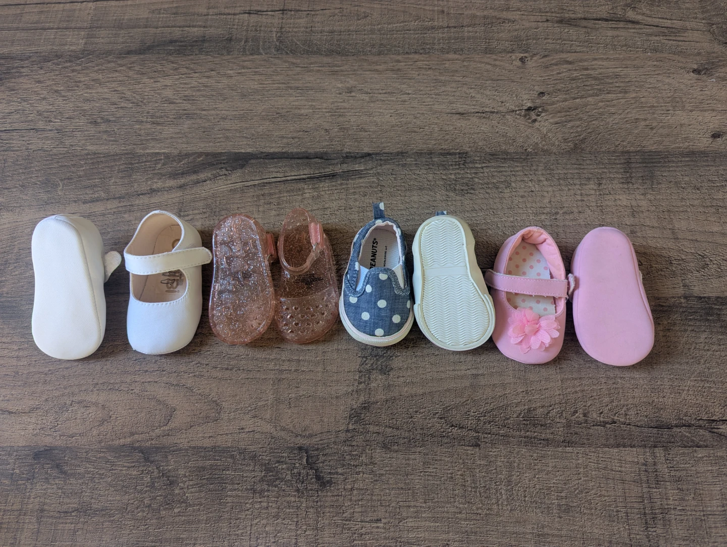 Baby girl crib shoes - photo 2