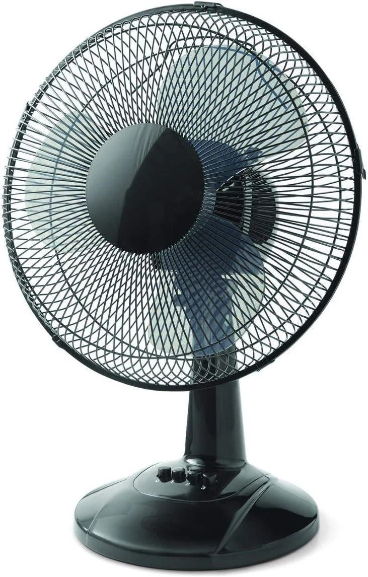 Black Oscillating Desk Fan - photo 3
