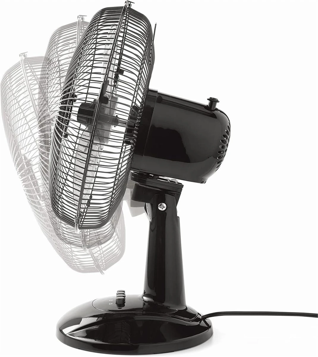 Black Oscillating Desk Fan - photo 4
