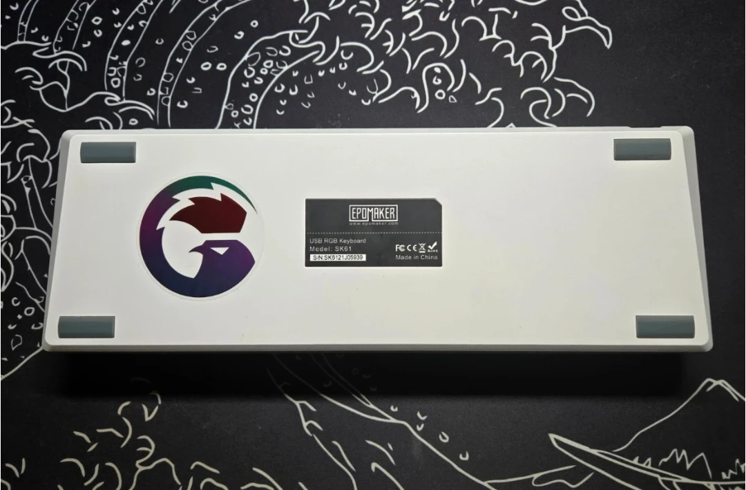 SK61 60% Mechanical Keyboard | Gateron Yellow | RGB - photo 4