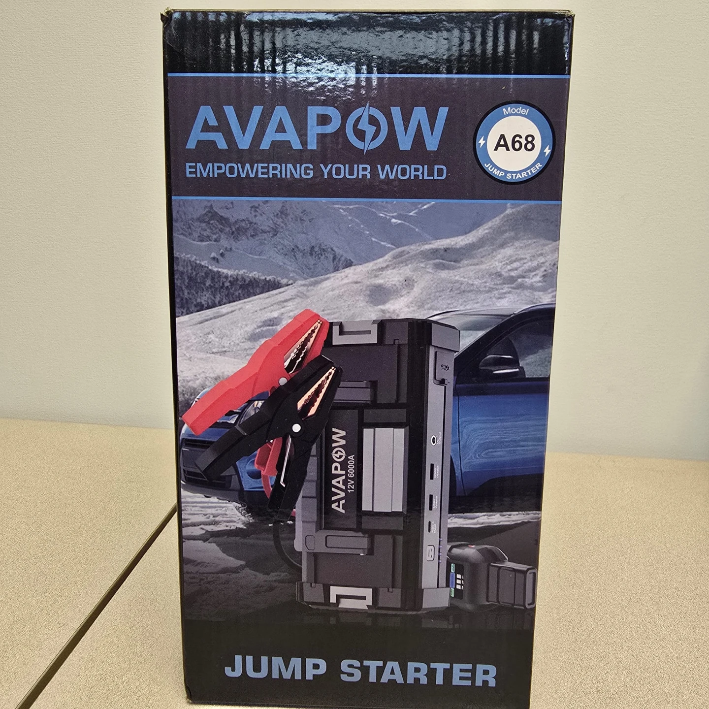 AVAPOW A68 Car Jump Starter 12V 6000A