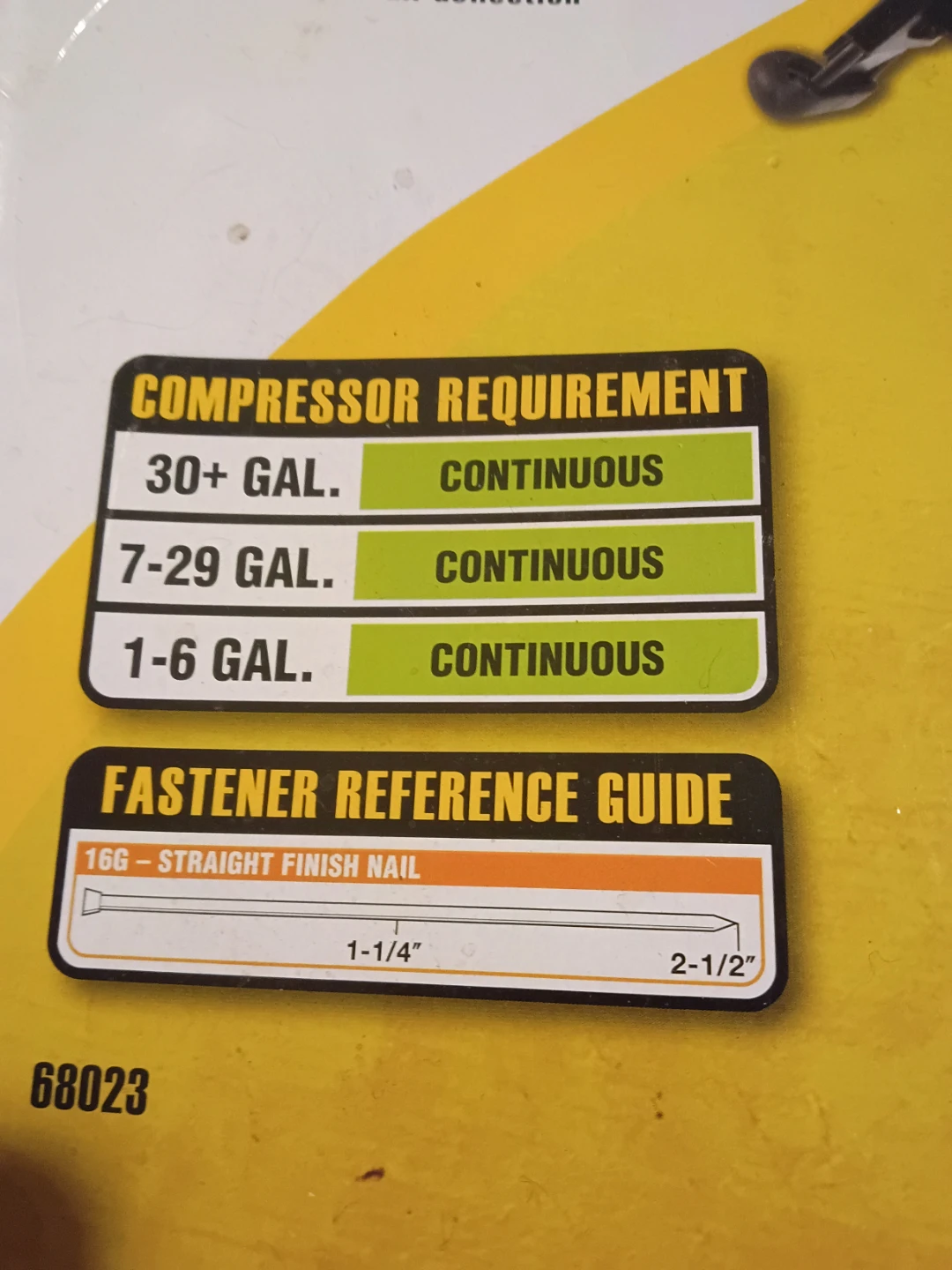 Central Pneumatic 16 Gauge Finish Nailer - photo 5
