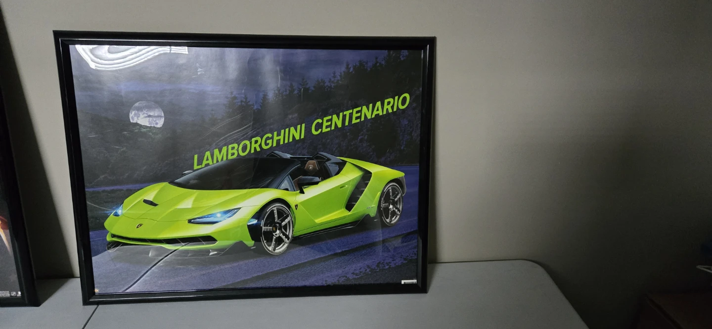 NHL Superstars Framed Poster