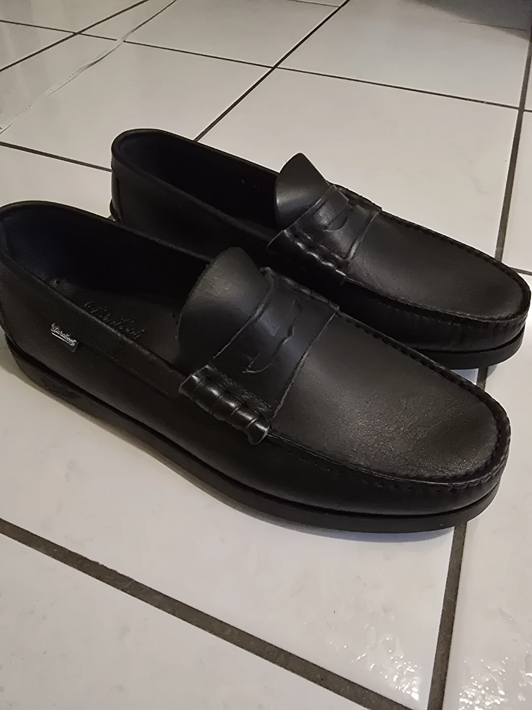 Paraboot Coraux Leather Loafers ( Size 8 ) Handmade In Spain