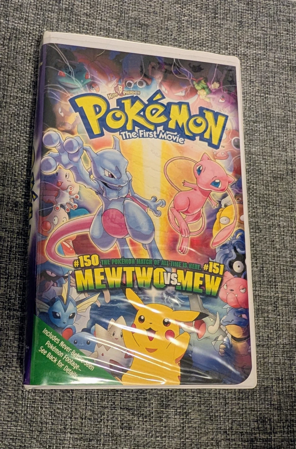 Pokémon The First Movie VHS Movie Tape