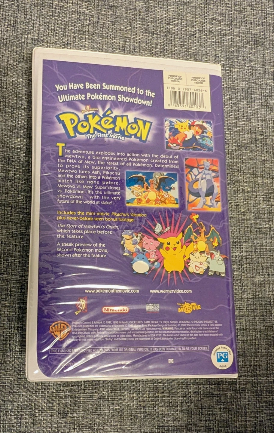 Pokémon The First Movie VHS Movie Tape - photo 2