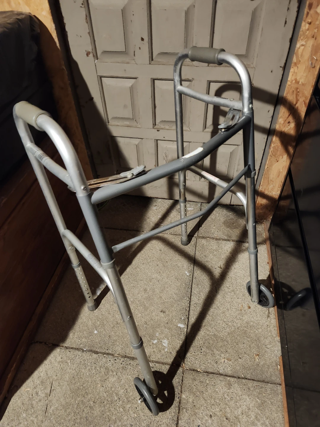 Guardian Folding Walker with Wheels - photo 2