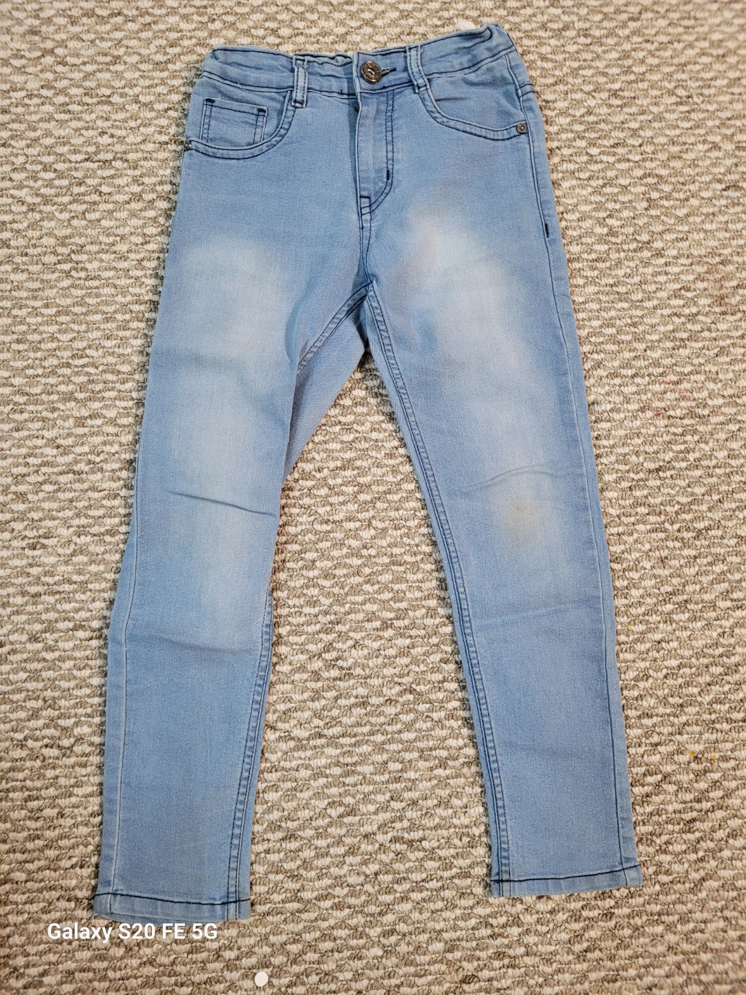 Light Wash Denim Jeans - Kids Size 7