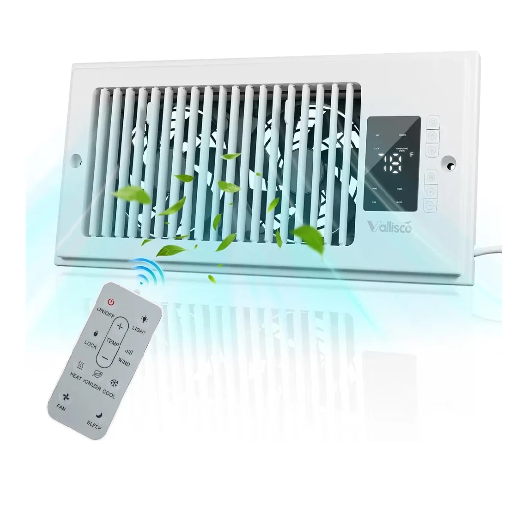 VallisCo Register Booster Fan/Vent Fan