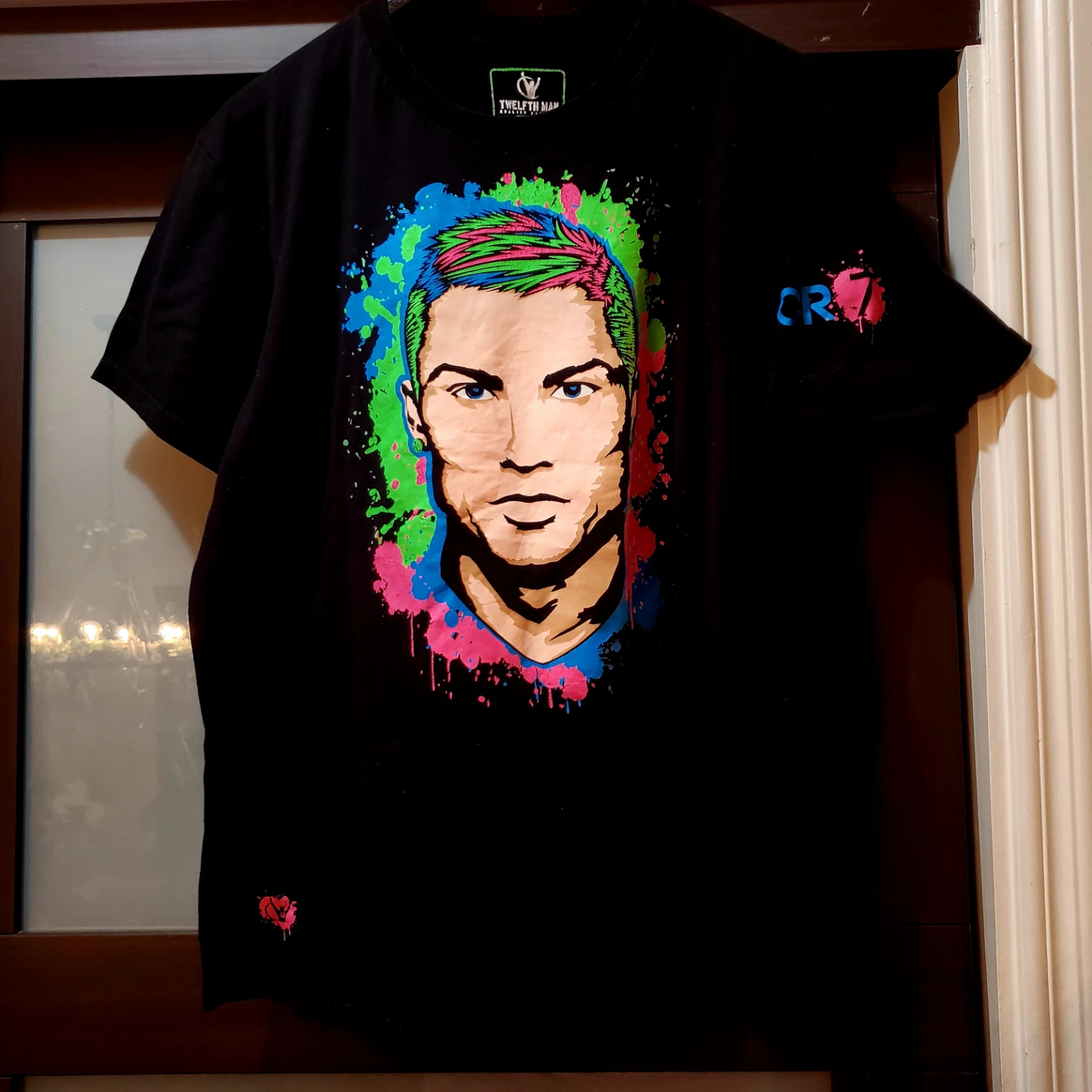 Twelve Man Portugal Ronaldo T-Shirt Size L
