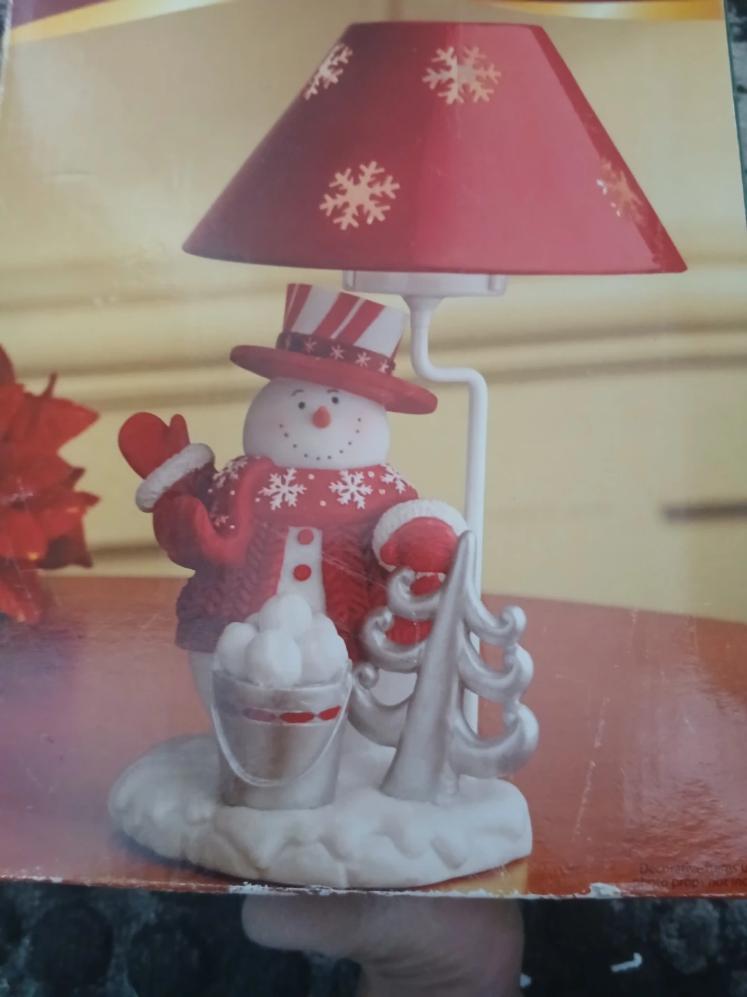 Holiday Time T-Light Lantern Snowman Decor - photo 2