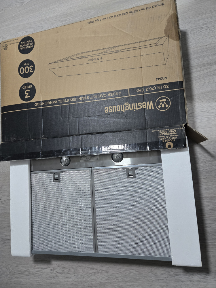 Westinghouse 30" Under Cabinet Stainless Steel Range Hood - photo 5