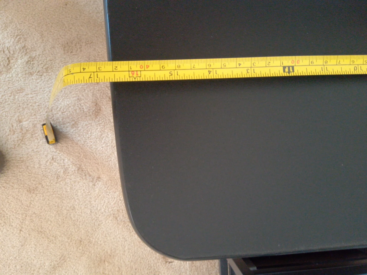 Black TV Stand with Glass Door - photo 5