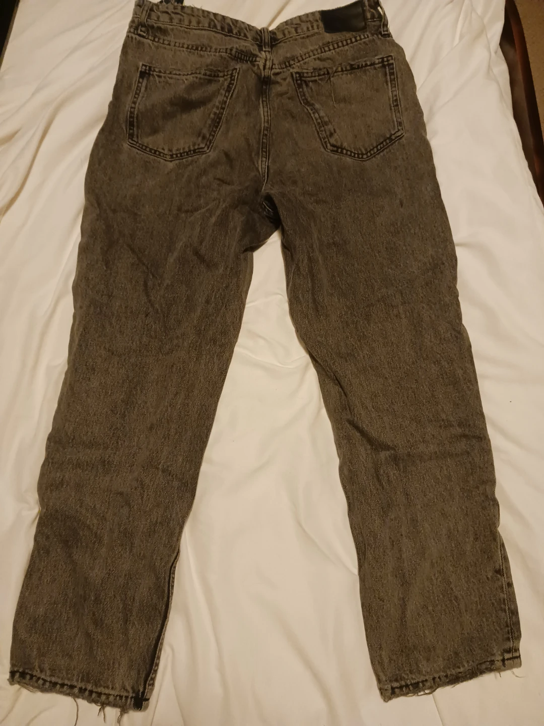 ZARA Women's Grey Denim Jeans Size US 8 - photo 2