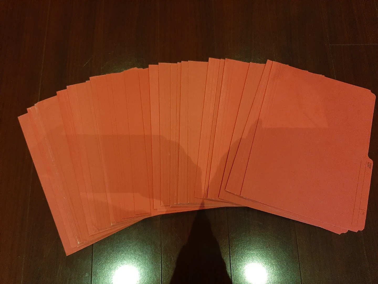 31 Red Letter File Folders