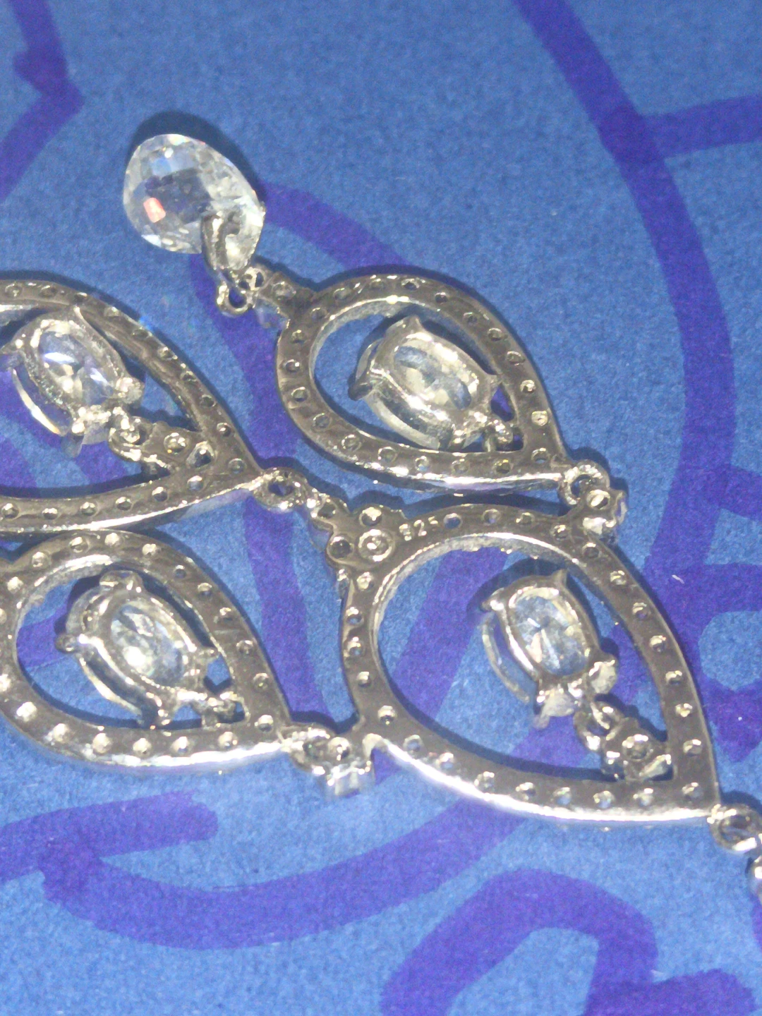 Rhinestone Chandelier Earrings - photo 2