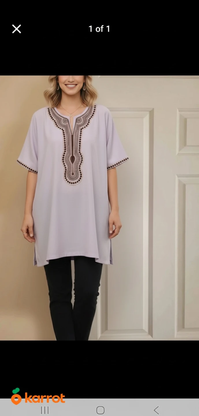 Embroidered Dashiki Shirt - photo 2