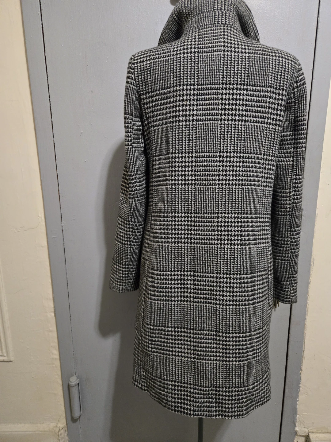Kendall + Kylie Women's Houndstooth Trench Coat - Size M - photo 4