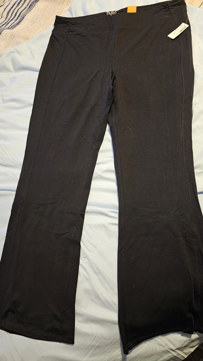Athletic Pants Size 2X Tall/Long Black