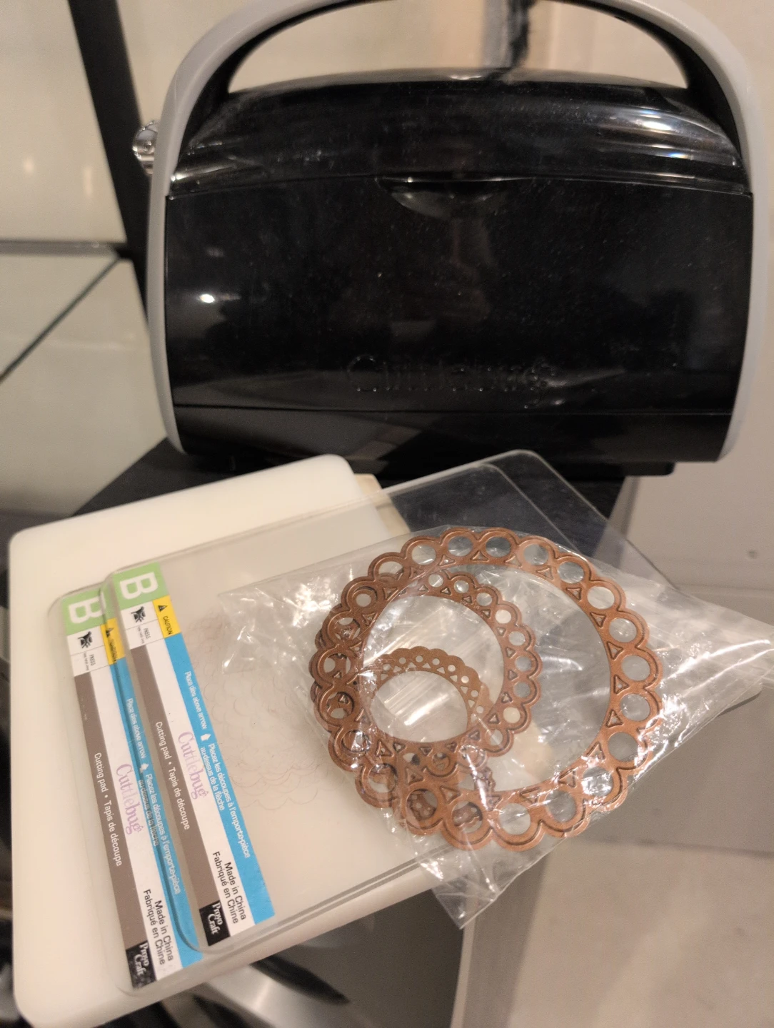 Cuttlebug Cutting Machine with Dies and Cutting Pads
