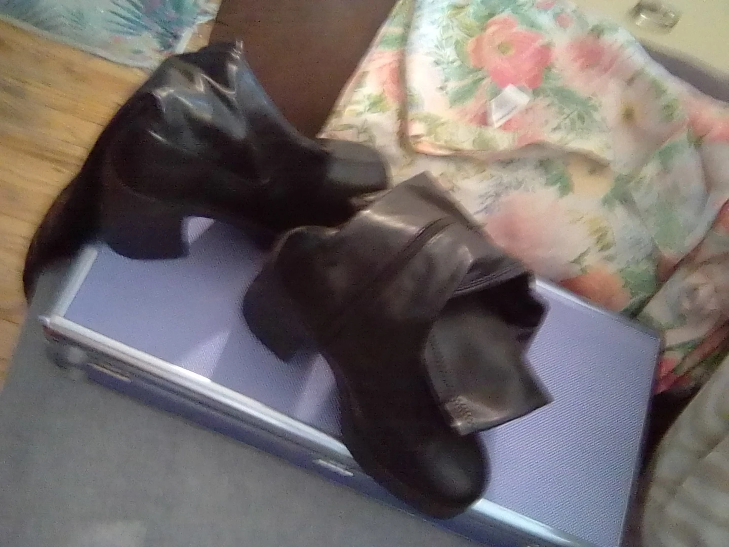 Black Leather Ankle Boots