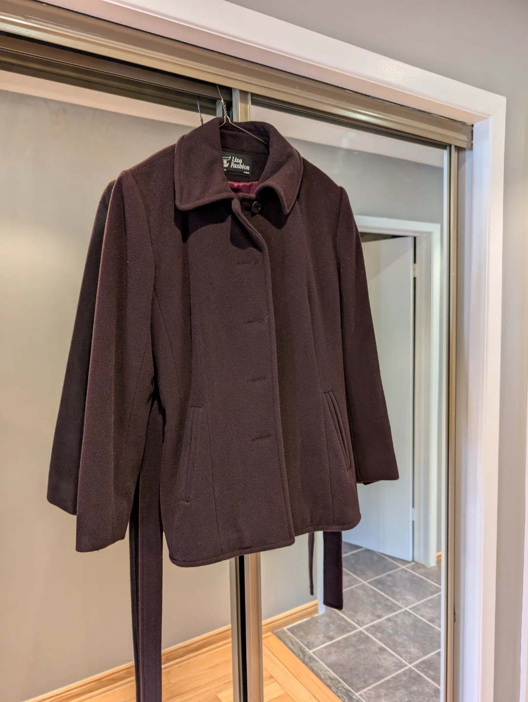 Ladies Wool Cashmere Blend Jacket