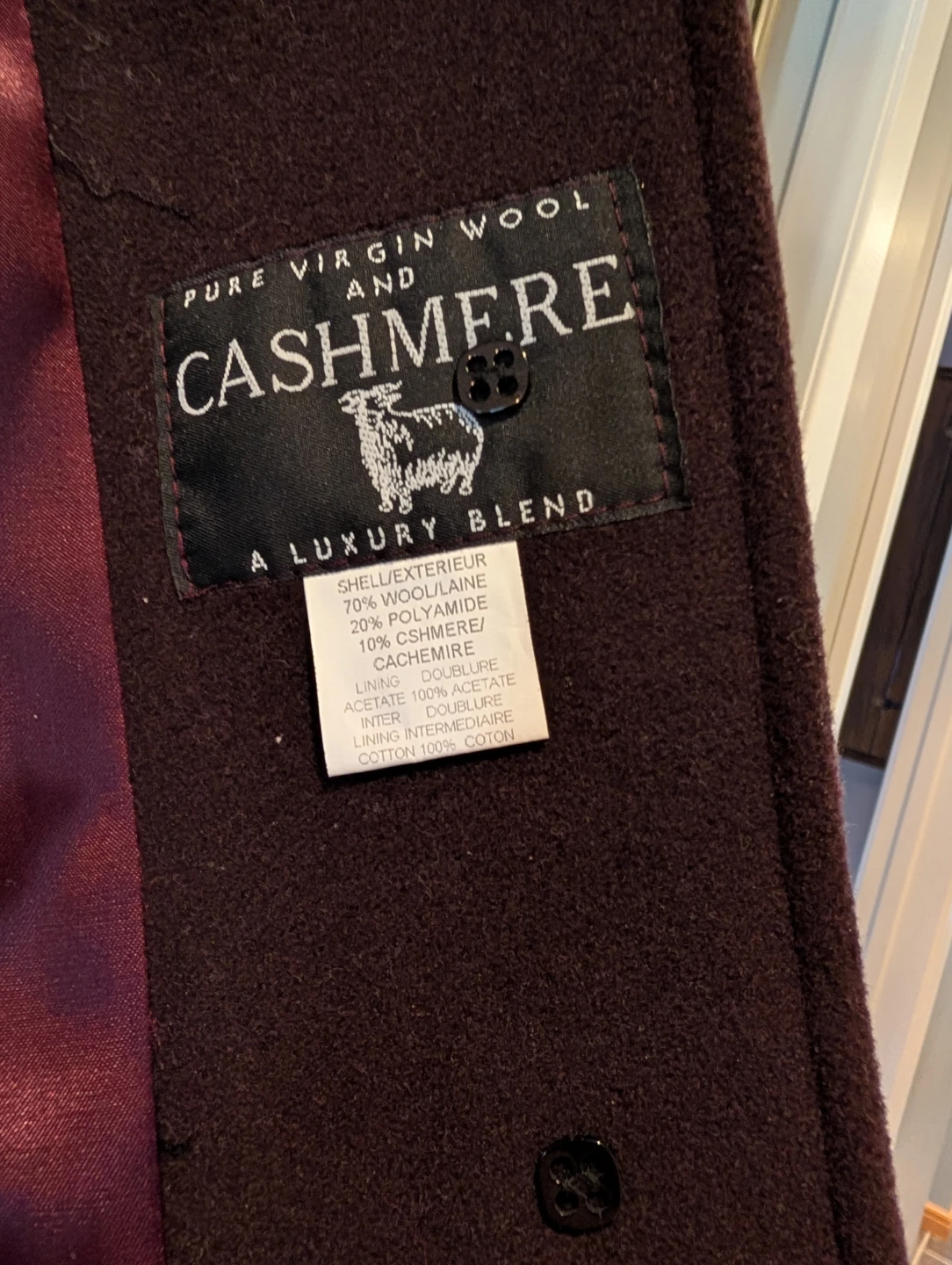 Ladies Wool Cashmere Blend Jacket - photo 5